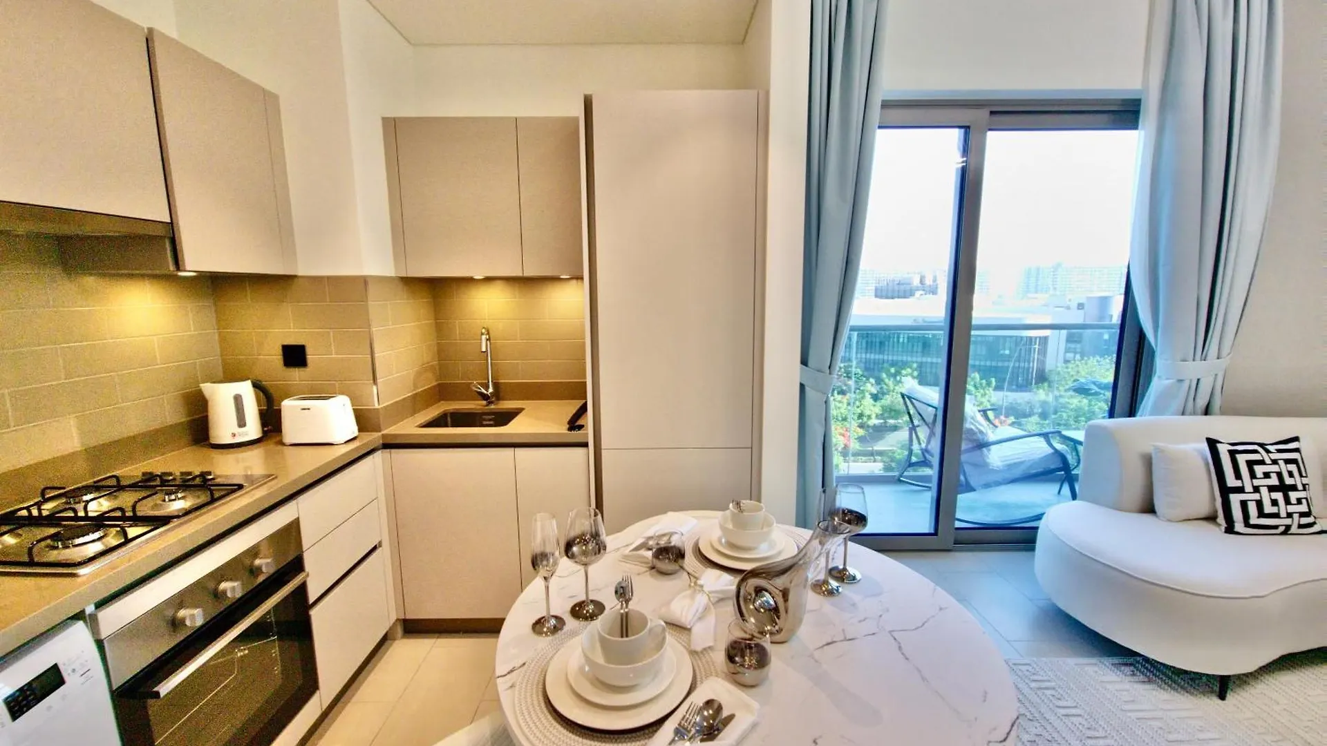Dvr Luxurious 1Br Retreat In Sobha Creek Vistas Reserve, Meydan Prime Location & Views Dubai 0*,